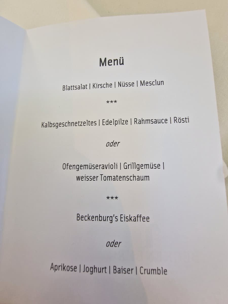 Beckenburg das Restaurant
