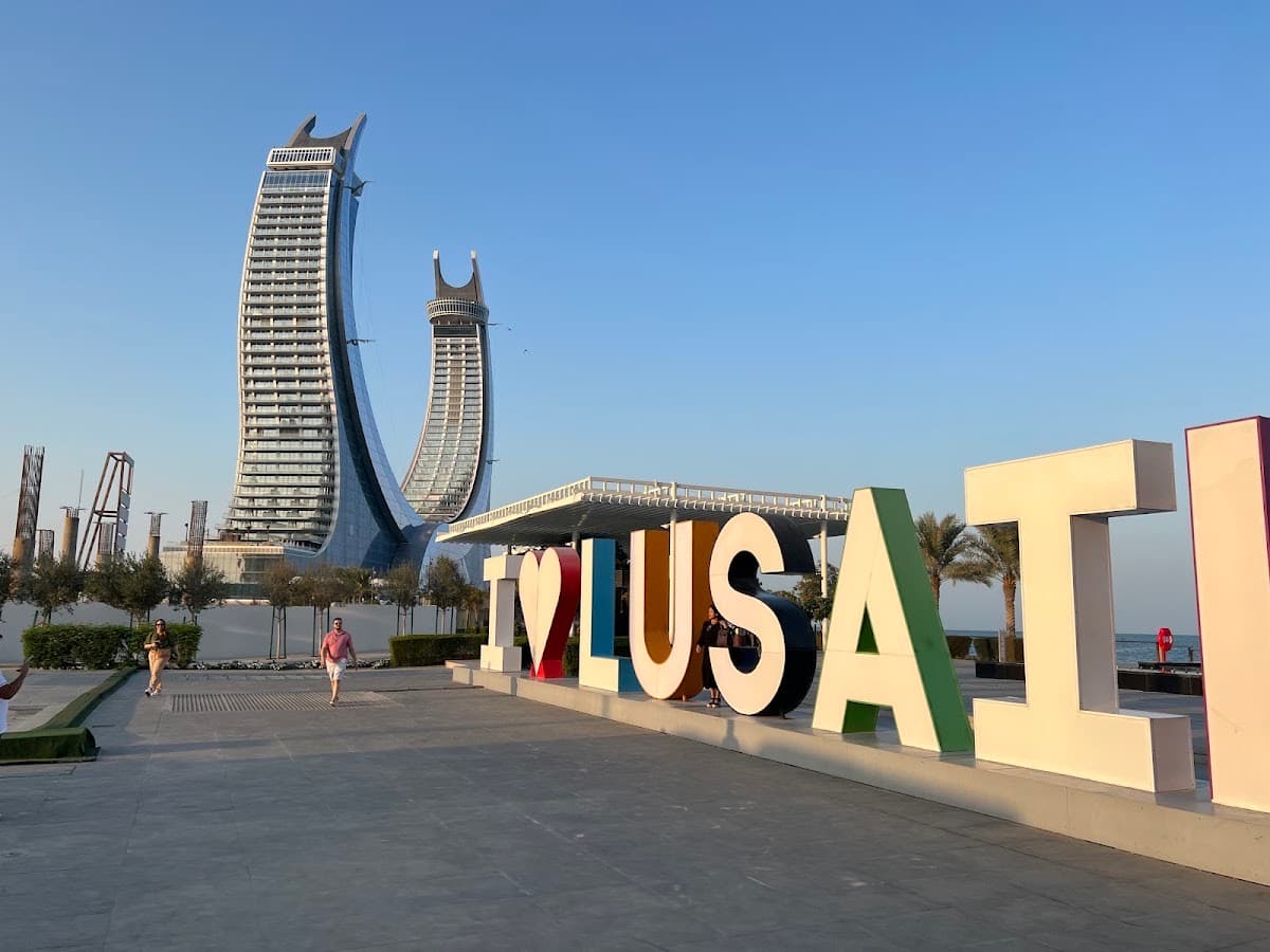 I Love Lusail Statue