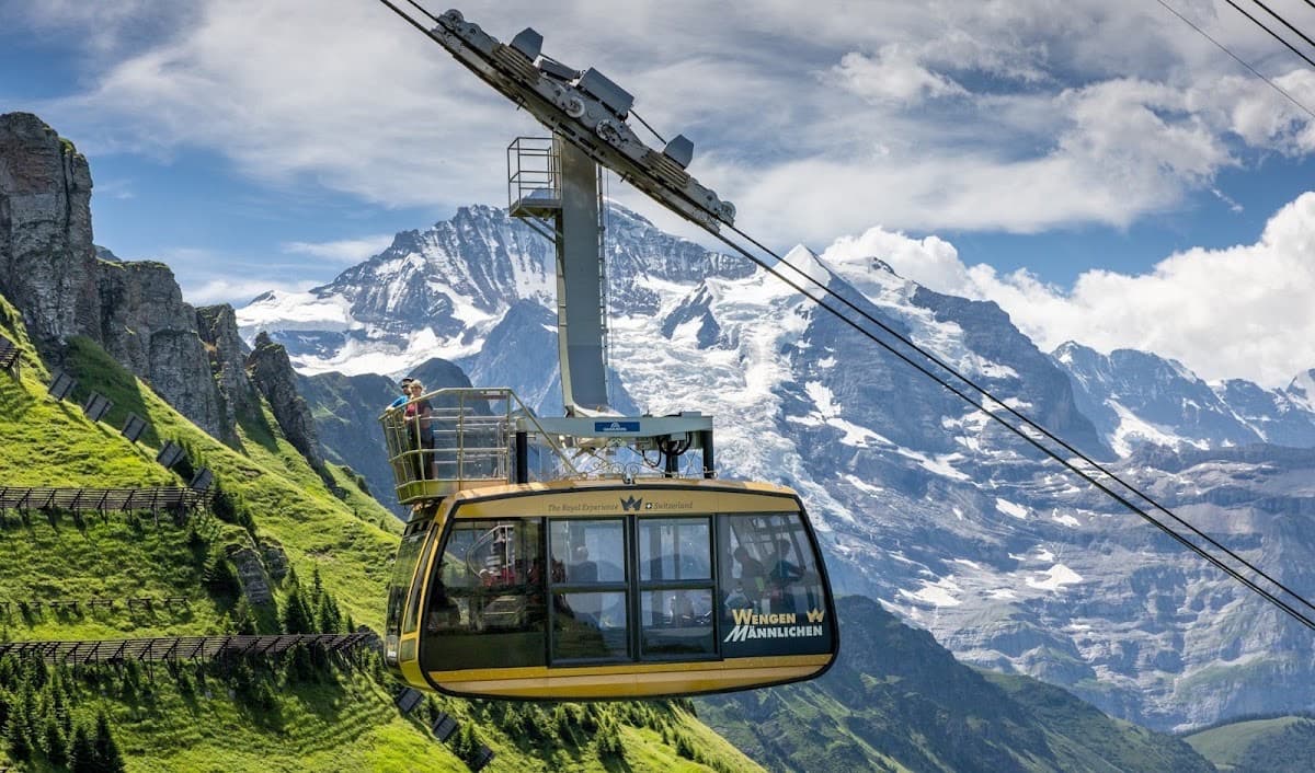Luftseilbahn Wengen Männlichen