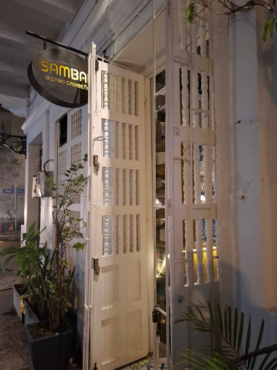 Restaurante Sambal, bistro caribeño
