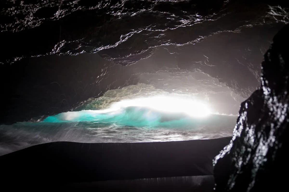 Underwater cavern